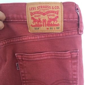 Levi jeans in rust
